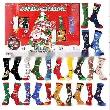 Christmas socks blind box resin decorations in various colour options for holiday displays