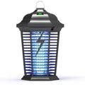 Black outdoor mosquito catcher with ABS plastic construction for areas over 61 square metres