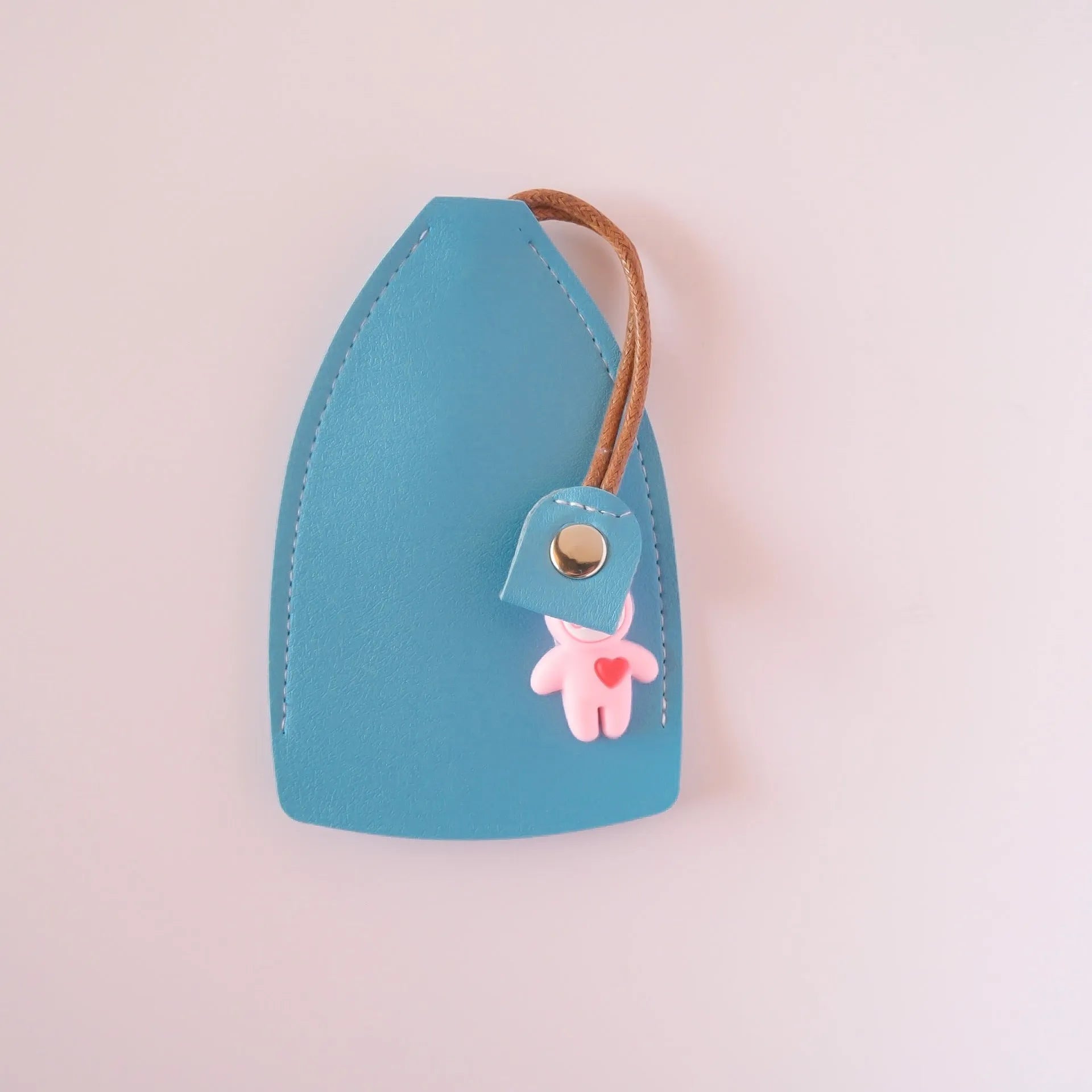 Universal large capacity PU leather car key case for keys and credit cards in multiple colours.