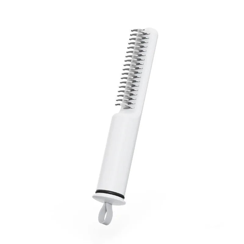 Stainless steel dematting comb with ergonomic handle for pet grooming