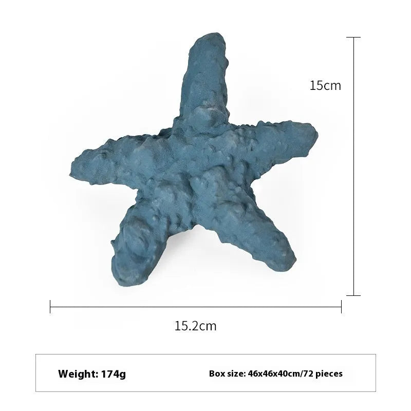 Blue rubber shark dog toy with conch shell texture design for chewing play
