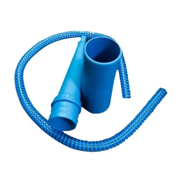 Blue plastic suction pipe vacuum cleaner head with 114cm length for washing machine cleaning