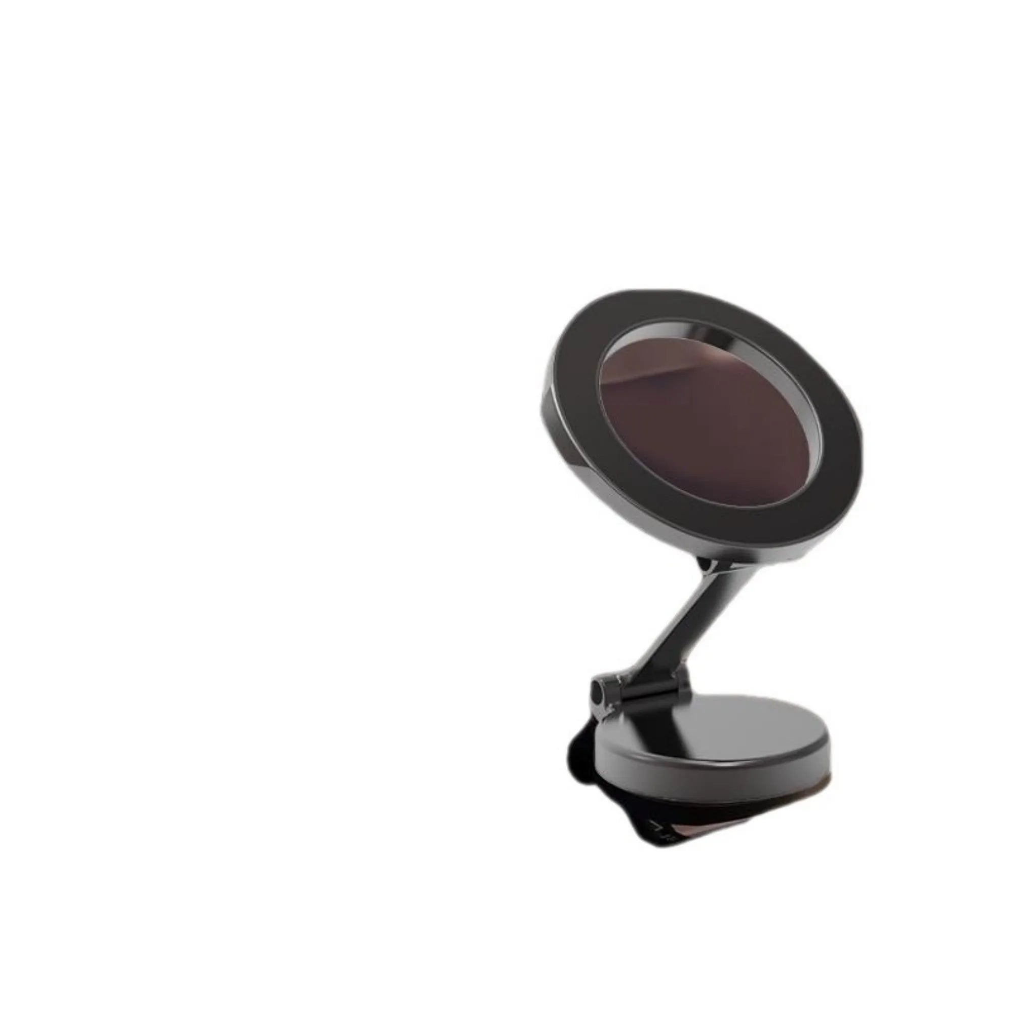 All-metal magnetic car phone mount with foldable bracket in Qian Colour on dashboard