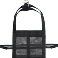Black calf large dog weighing sling measuring 35x150cm for veterinary and livestock weight measurement