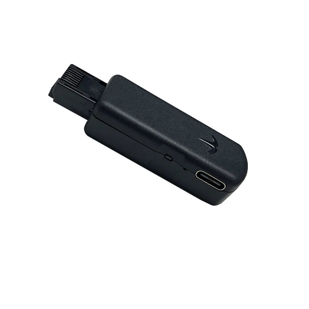 Black aluminium alloy and ABS USB drive tool for PlayStation console with Ethernet port