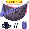 Nylon parachute cloth hammock glider in green and blue colour, 300x200cm size