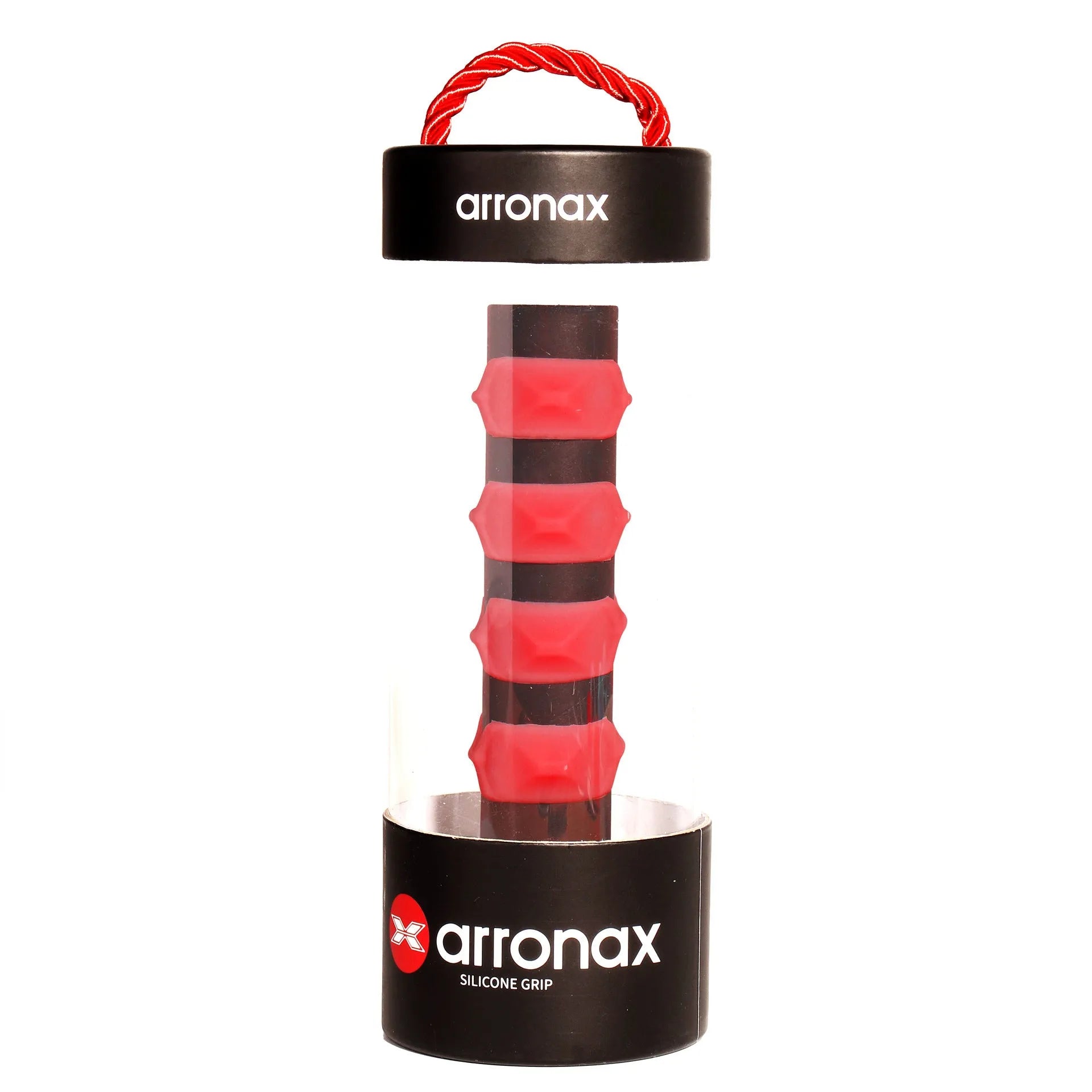 Silicone racquet hand rubber buckle in multiple colours with 17.6cm by 6.4cm dimensions