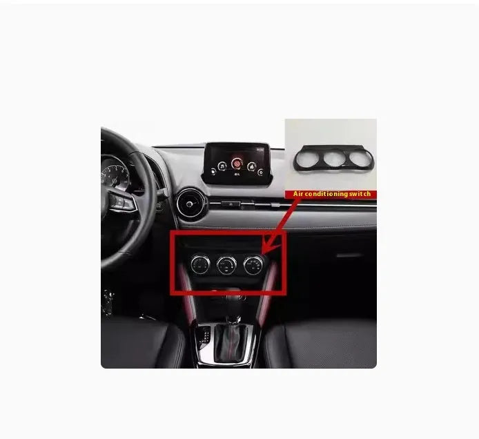 Aluminium alloy steering wheel button decorative stickers in red silver blue colours