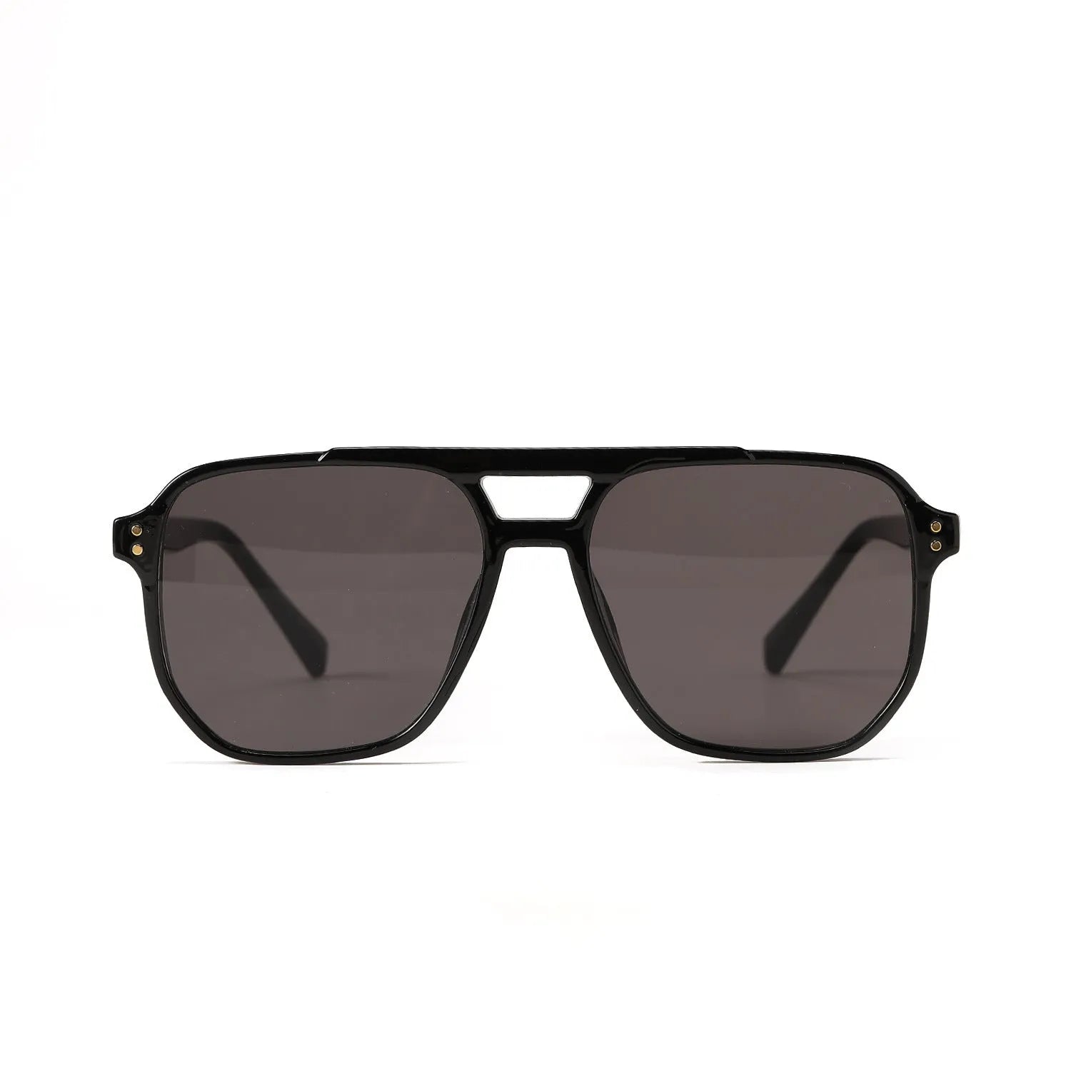 Square double beam full frame sunglasses for women with UV400 protection in various colour options.