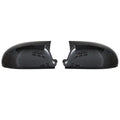 Pair of Horn Bright Black Volkswagen Sagitar exterior mirror housings for 2006-2011 models.