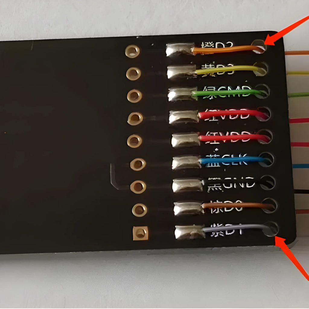 Professional EMMC and SD Card read write tool for automotive head unit repair