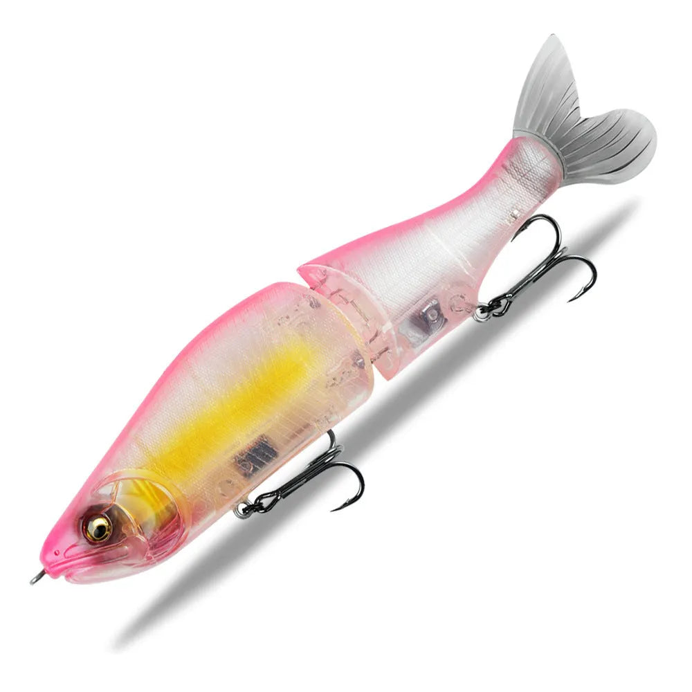 185mm soft plastic swimming fishing bait for bass tossing technique in multiple colours