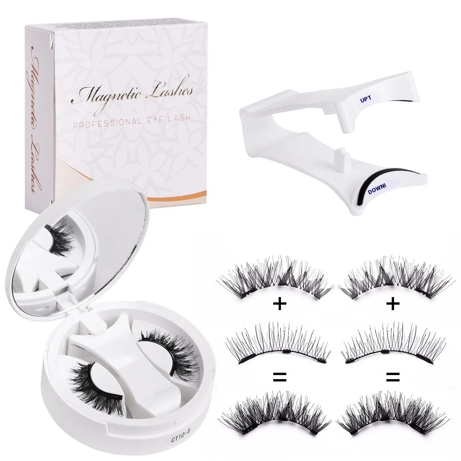 Magnetic false eyelashes integrated soap holder portable CT10 series bathroom storage unit