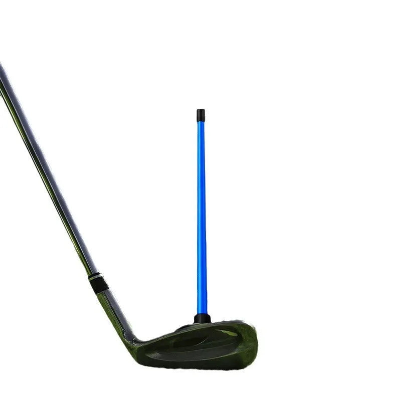 Red magnetic direction alignment golf trainer for baseball bar swing practice