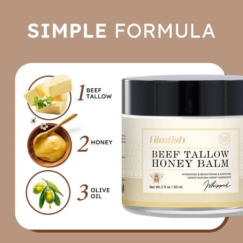 60ml honey moisturising cream tube for face and body hydration