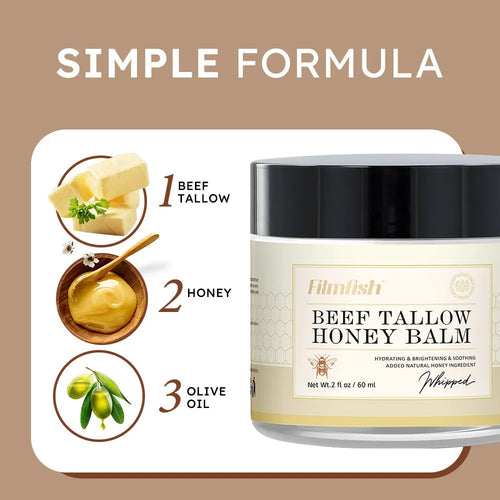 60ml honey moisturising cream tube for face and body hydration