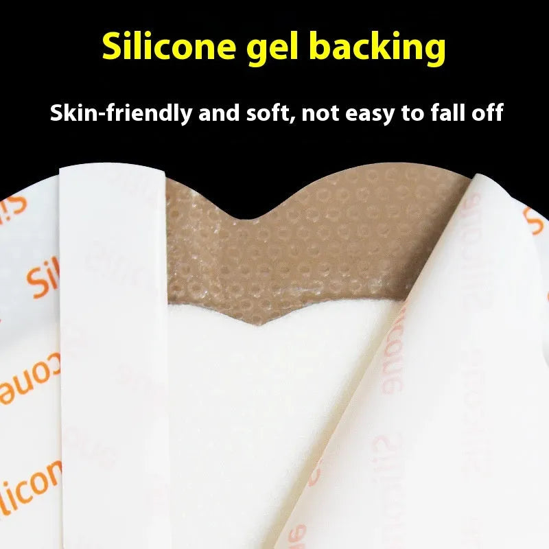 Large skin colour silicone gel foam medical dressing for bedsore prevention and pressure sore care