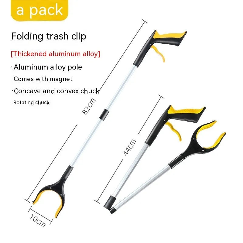 Trash folder artifact sewer pliers in plastic and aluminium alloy with six colour options