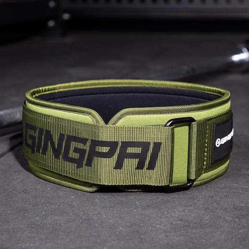 Weightlifting belt for abdominal exercises and lumbar support during strength training