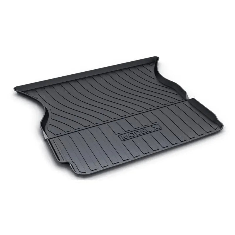 Rubber floor mat with TPE footrest for Tesla car interior