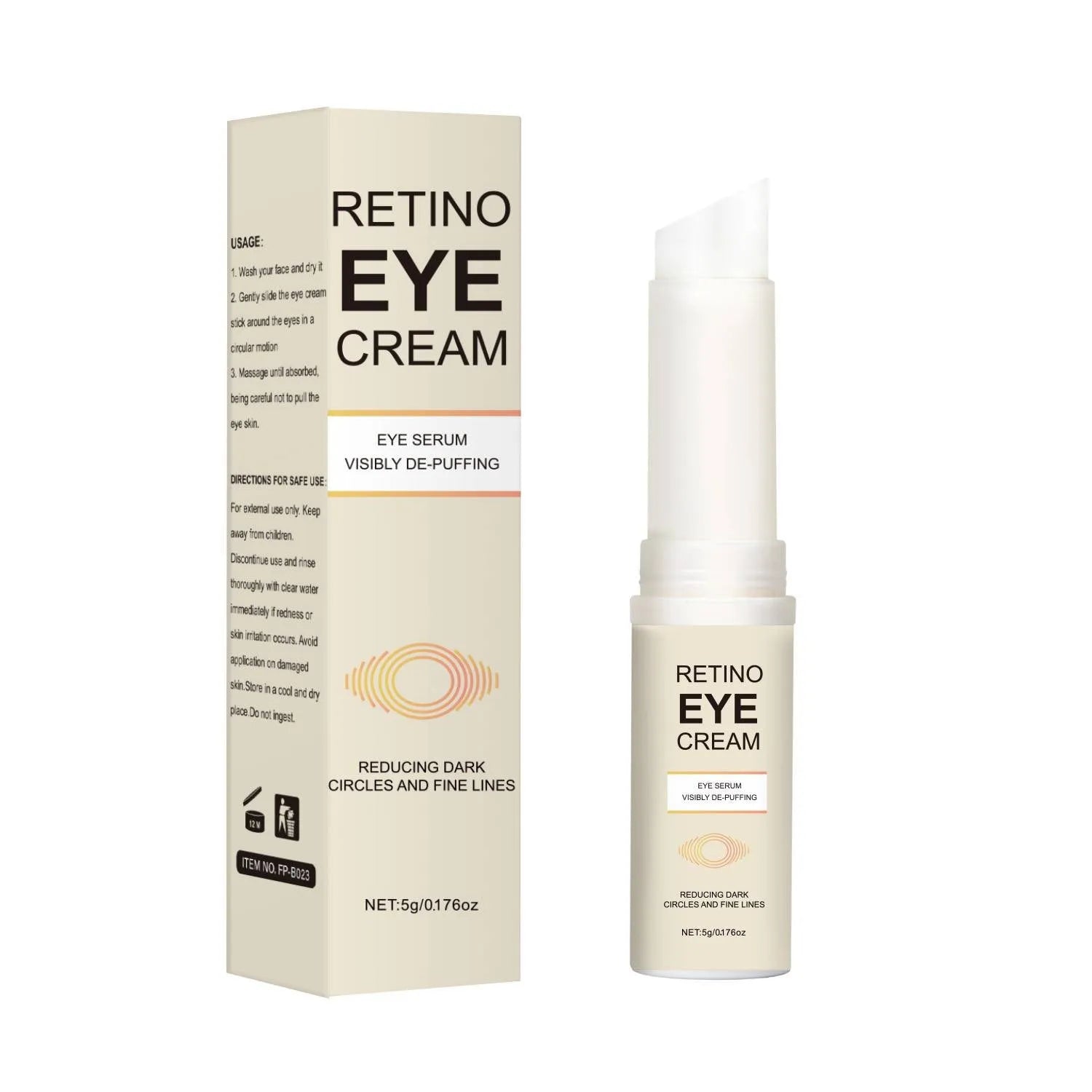 5g jar of universal skin type eye cream for moisturising and dark circle care