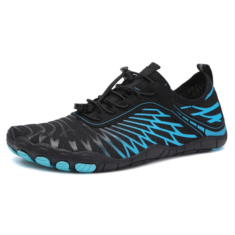 Outdoor sports casual shoes with lace-up front, non-slip rubber sole, available in multiple colours