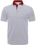 European fit men's short sleeve mesh t-shirt with 3D printed Japanese retro pattern and zipper decoration