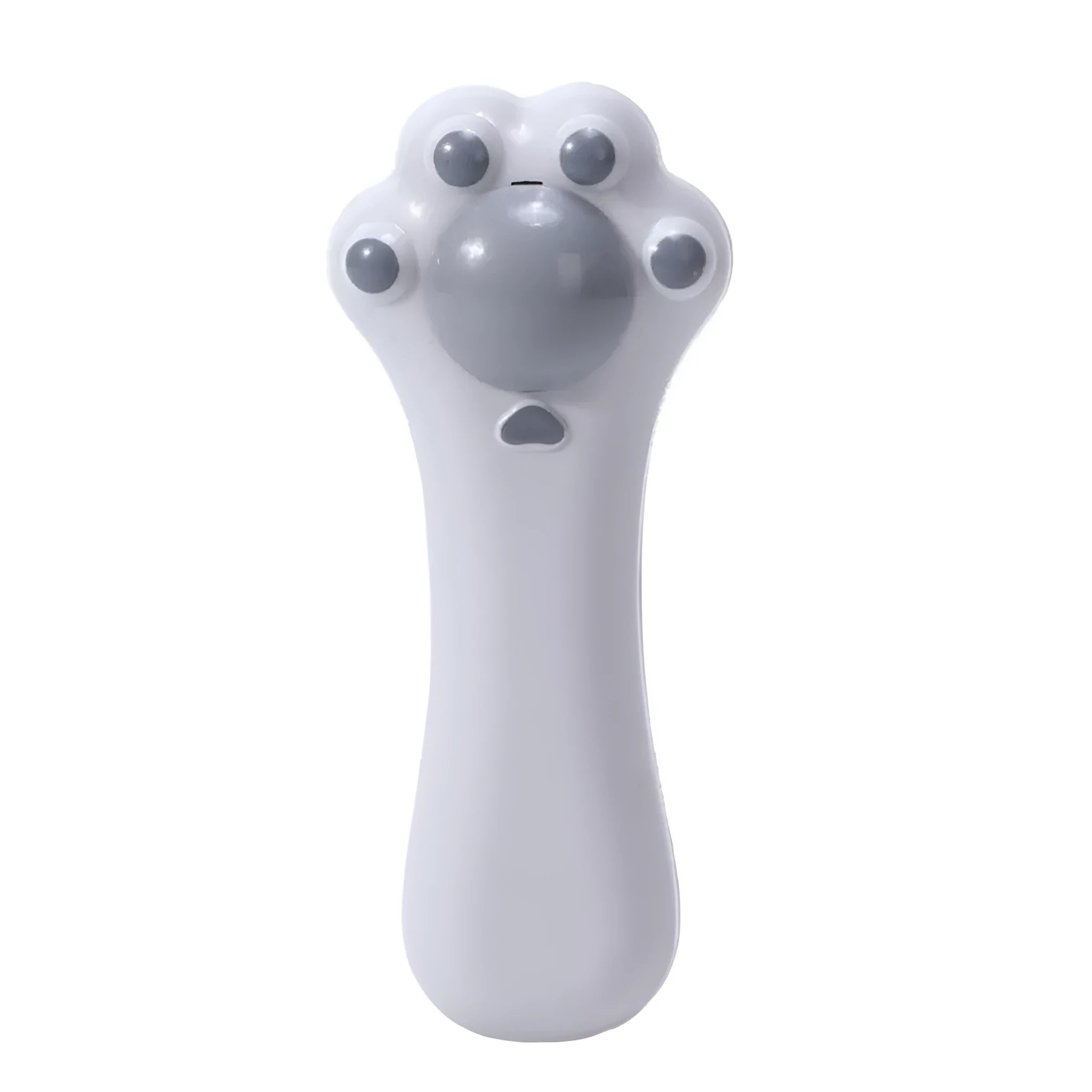 Dual-purpose cat massage comb and dental toy with cartoon design in ABS plastic measuring 13.5cm