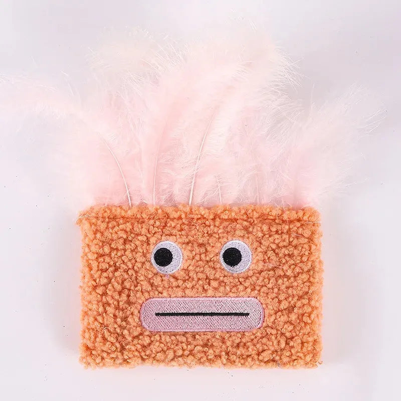 Large explosion head shaped catnip plush toy in multiple colour options for cats