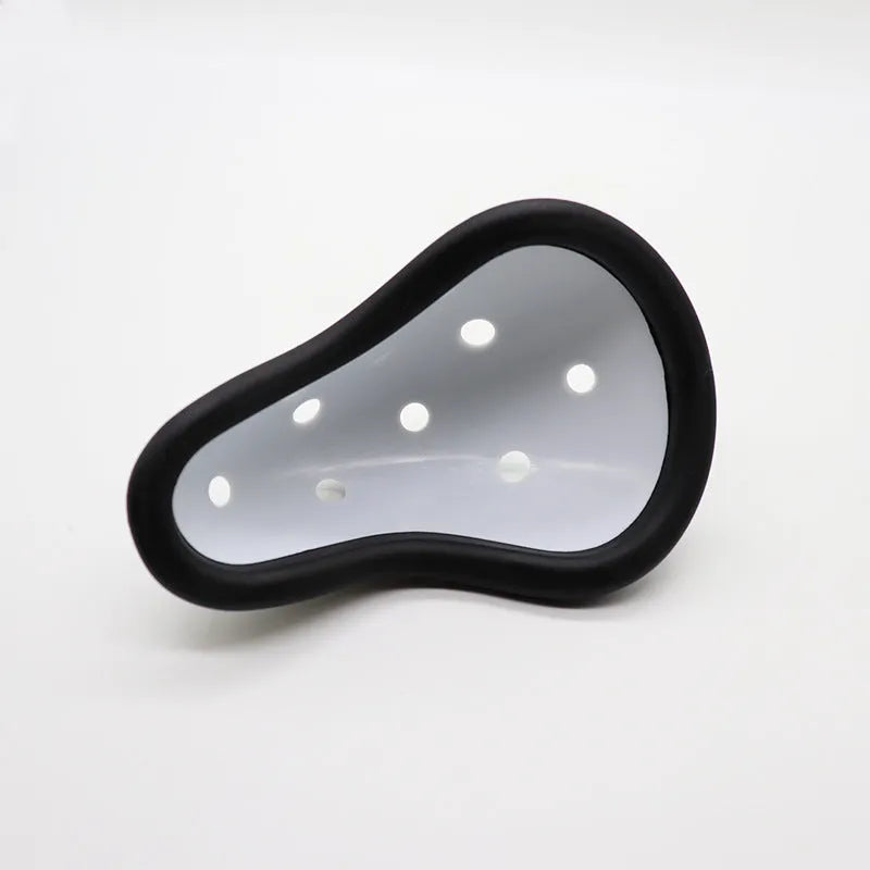 Rubber sports genital protector for martial arts and contact sports like Sanda and rugby.