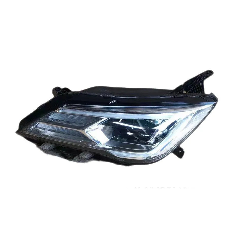 Replacement car headlight with black ABS housing and nine-line lens pattern for 2018-2021 models.