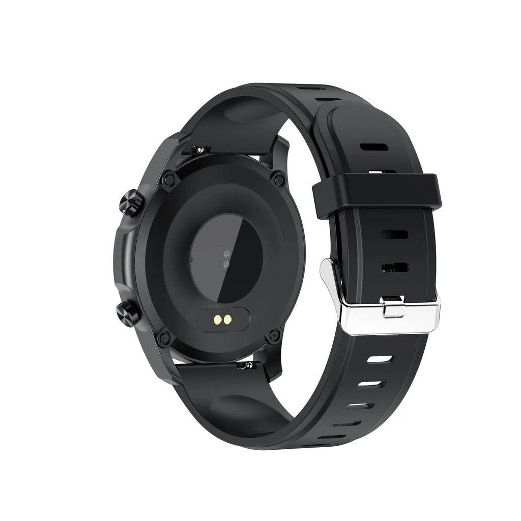 Youth2 body temperature smart bracelet with 1.3-inch screen and zinc alloy case in black or grey