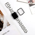 Printed silicone replacement watch strap for Apple Watch in multiple sizes and design styles