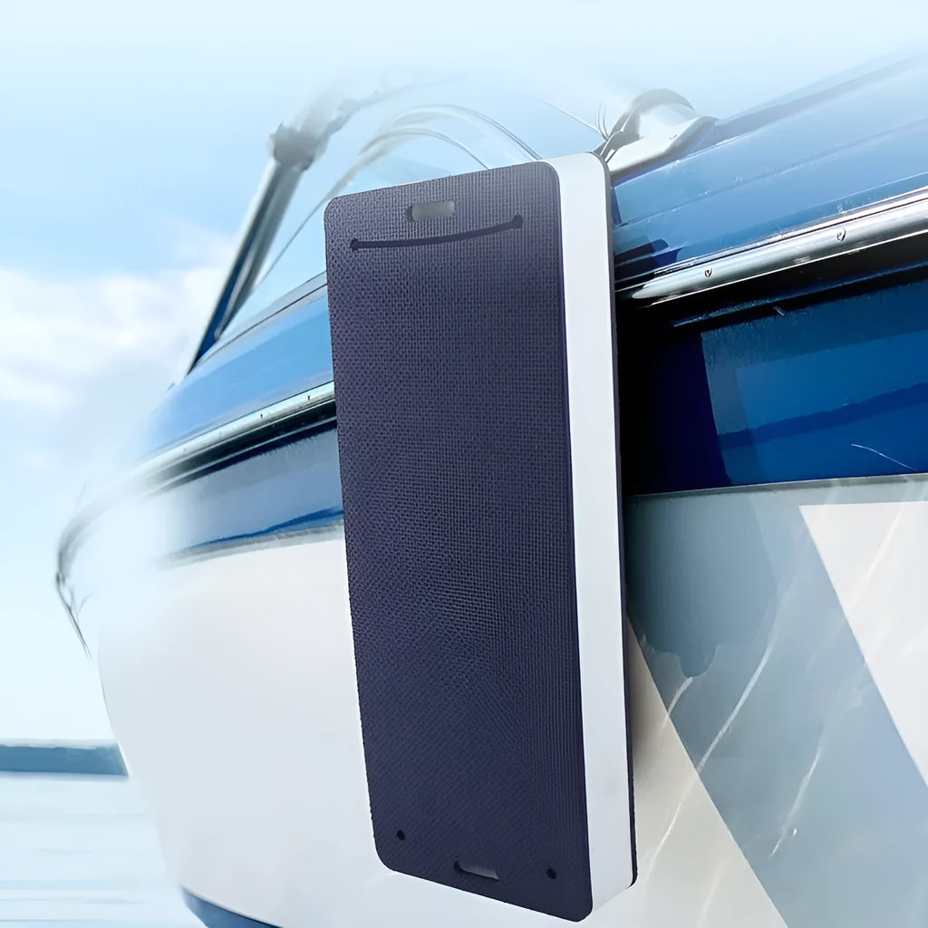 Blue and grey EVA foam marine fender bumper for boat dock protection