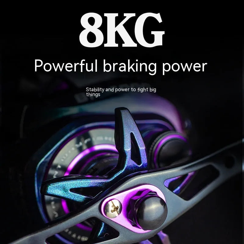 BM2000 fishing wheel with water drop design and magnetic brake system