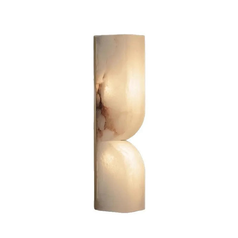 Copper Nordic wall lamp strip with adjustable warm light for bedside installation