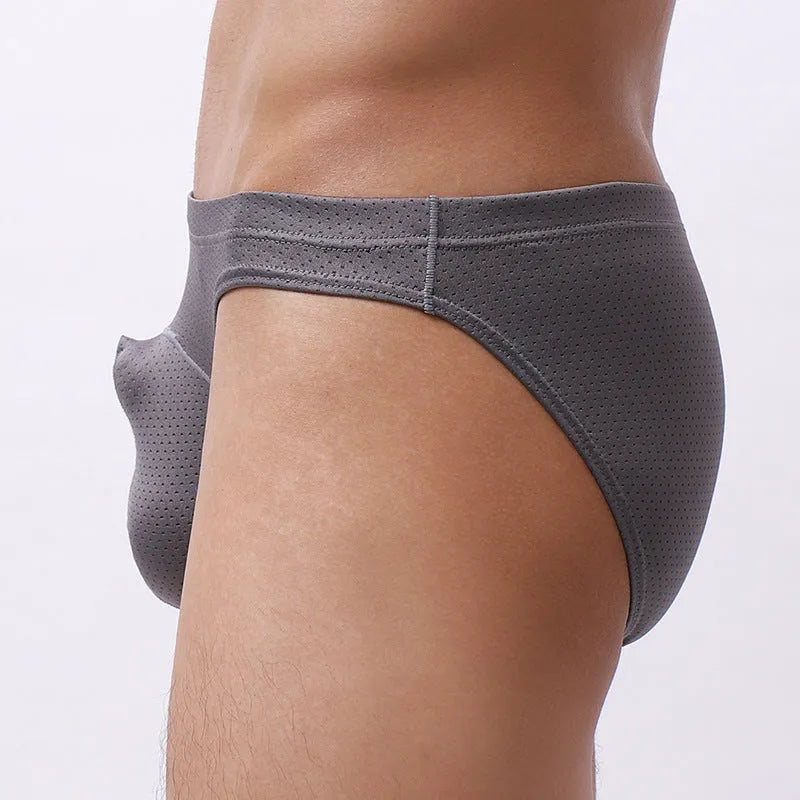 Men's transparent nylon underwear in multiple colours with loose fit design
