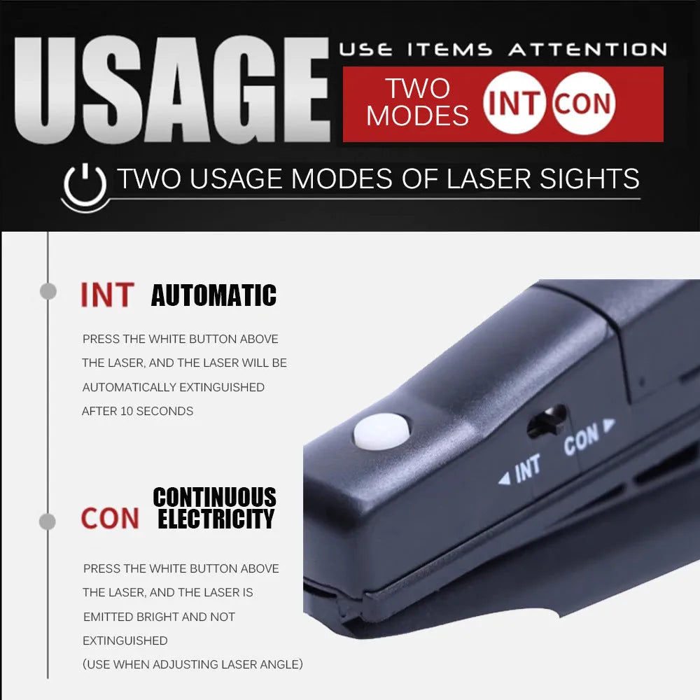Black golf laser aiming instrument with push rod attachment for putting practice