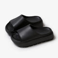 Women's thick soled beach slippers in fish mouth design with 5.5cm EVA sole
