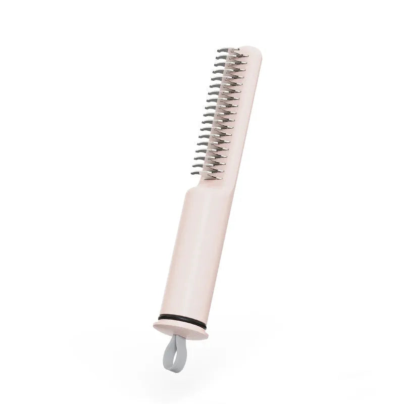 Stainless steel dematting comb with ergonomic handle for pet grooming