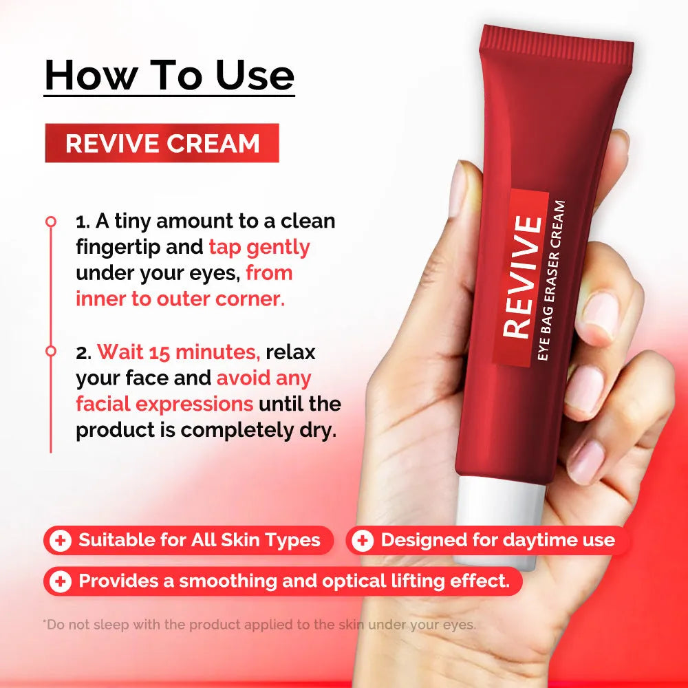 Moisturising and nourishing eye cream in a tube for under-eye hydration and soothing care