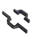 Black steel off-road vehicle bracket for trailer hook lamp holder mounting