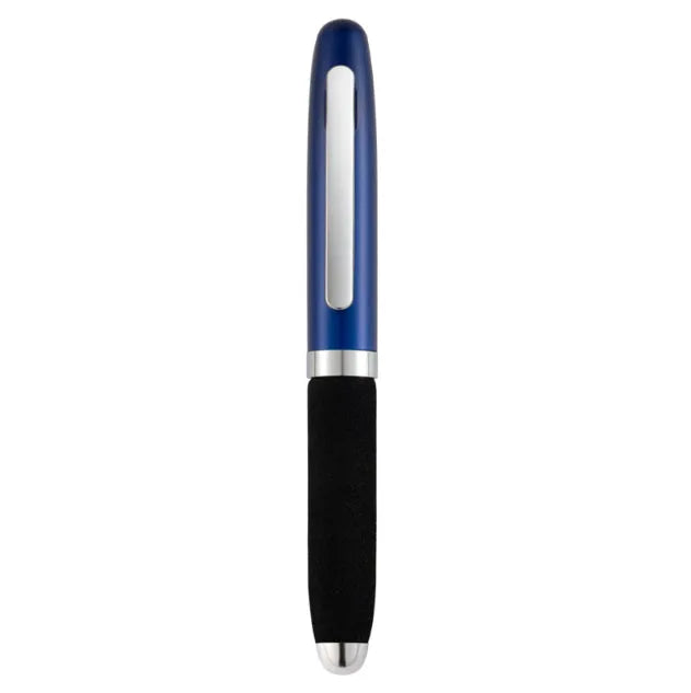 EVA metal cap mini ballpoint pen showing compact size and metal construction