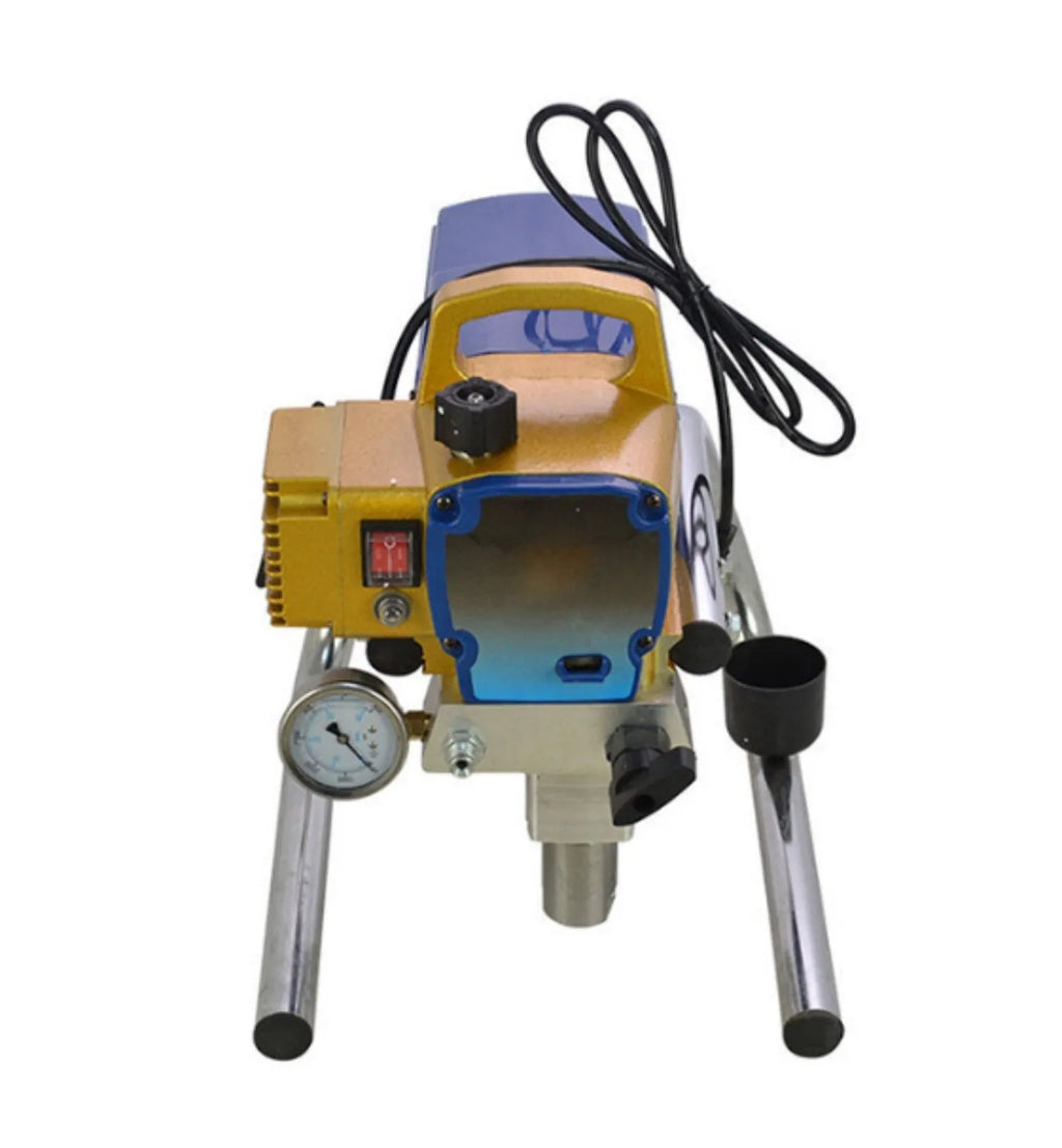 Blue 110V electric airless spraying machine with spray gun and extension rod