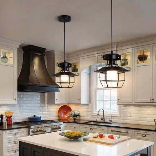 American iron retro droplight lantern lamp for restaurant corridor decoration