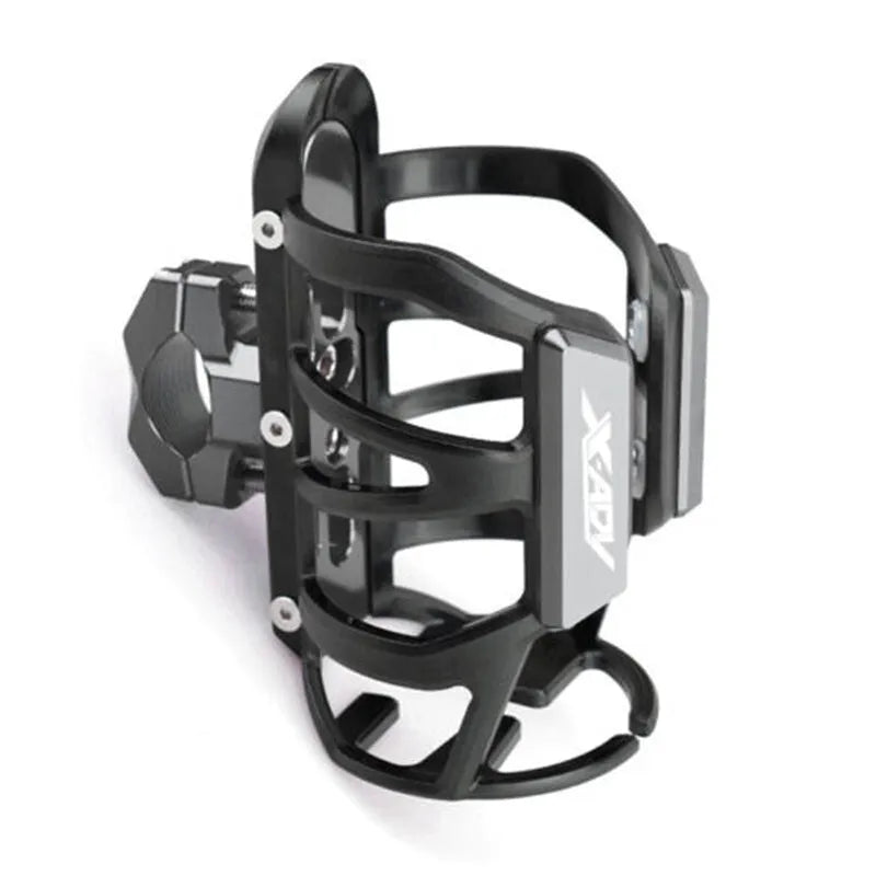 Aluminium water bottle cage for Honda X-ADV scooter modification in six colour options