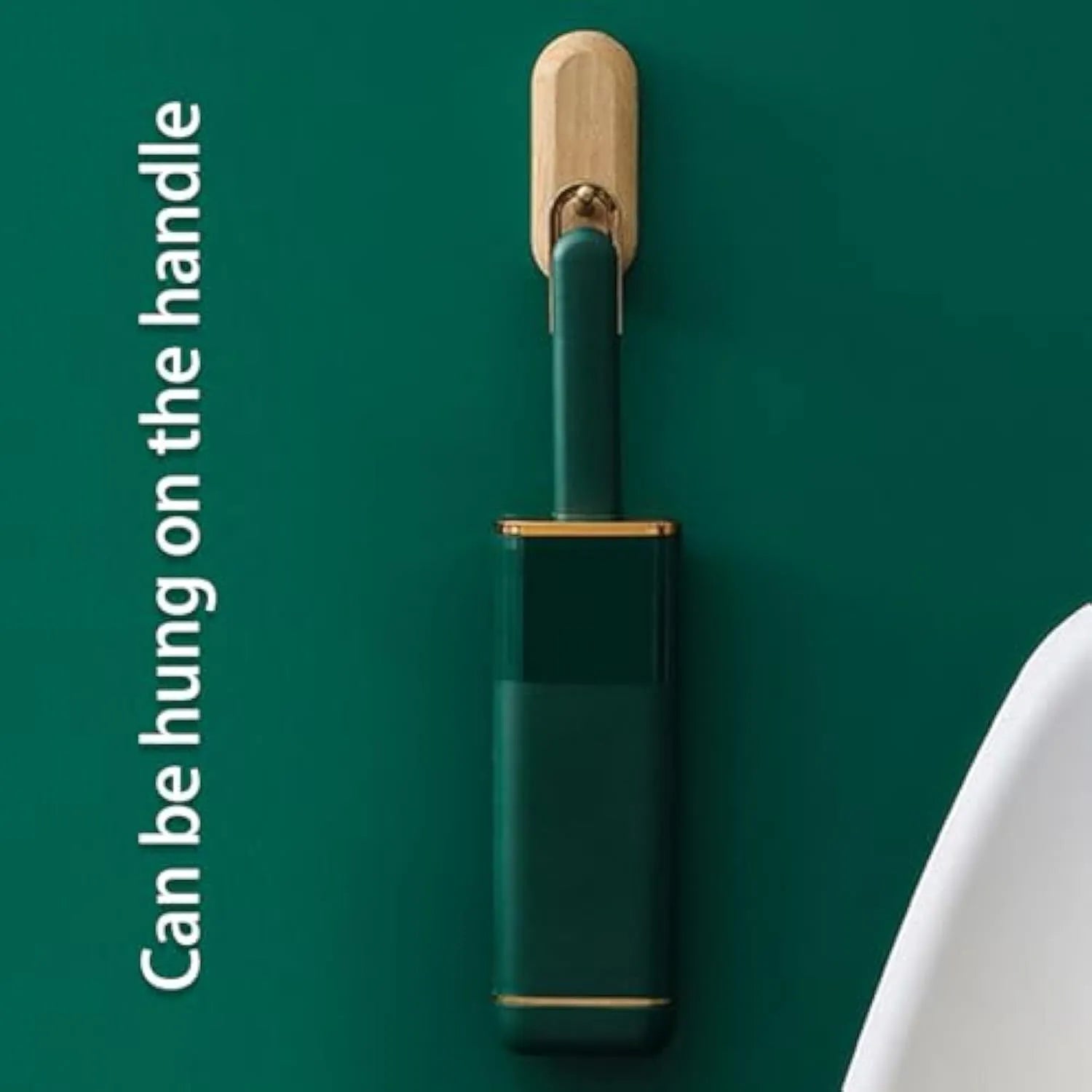 Double-sided self-cleaning pet hair removal brush in blue, green and white colour options