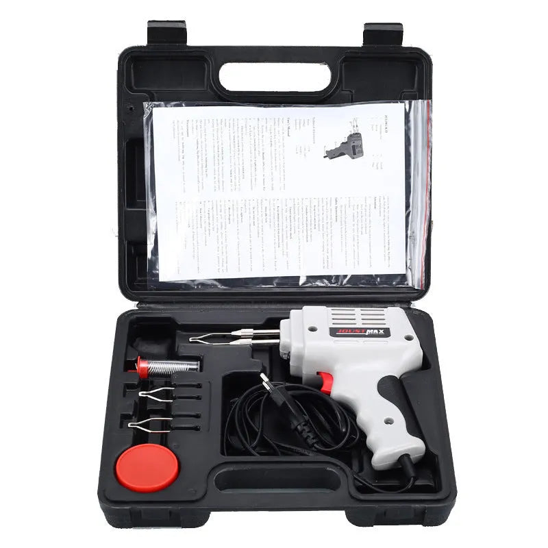 100W high power internal thermal handheld soldering gun in simple toolbox set