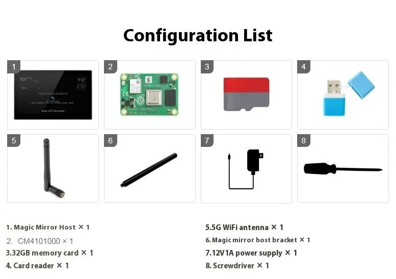 13.3 inch integrated computer touch display with voice assistant and CM4 main control board