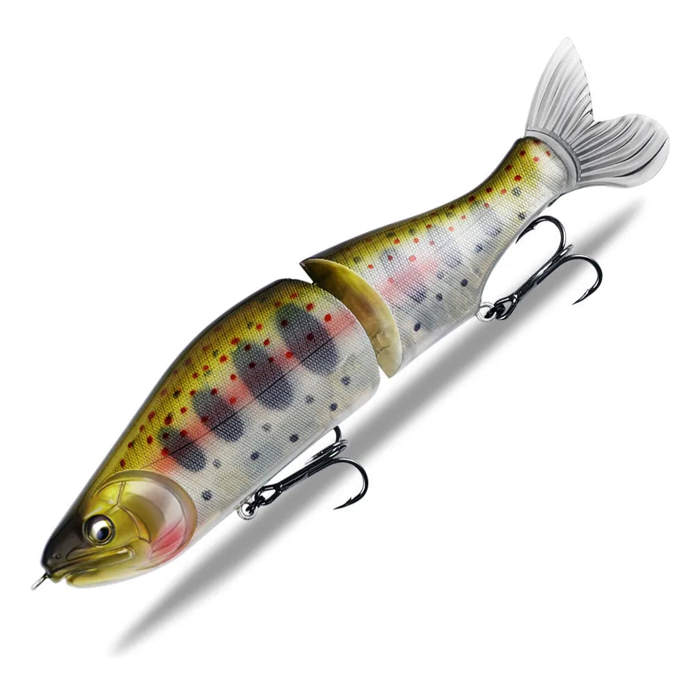 185mm soft plastic swimming fishing bait for bass tossing technique in multiple colours